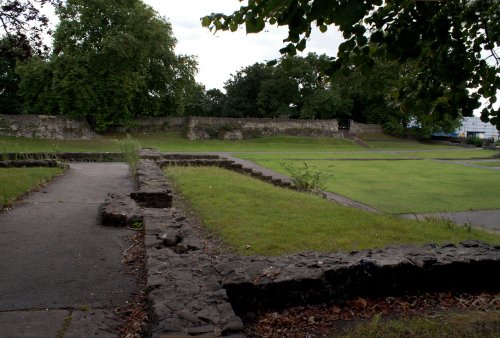 Old foundation walls.