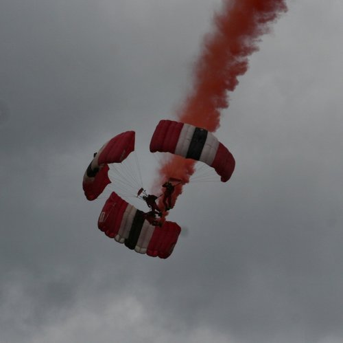 At the air show