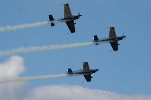 At the air show