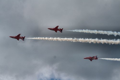 At the air show