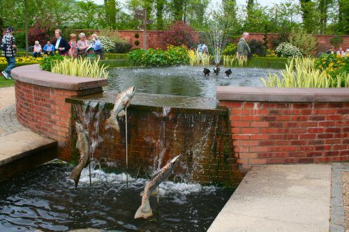 At the Spalding Flower Show.