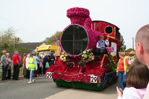 At the Spalding Flower Show.