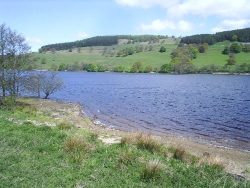 Gouthwaite Reservoir near North Yorks