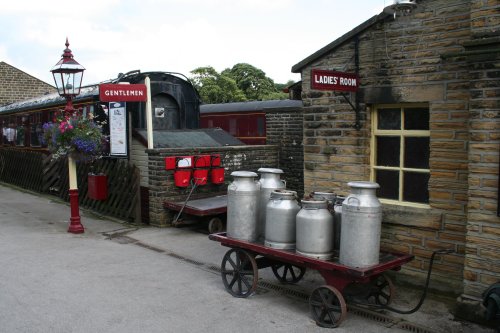 At Oxenhope Station