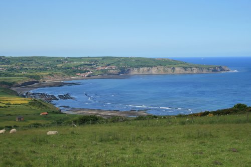 Ravenscar looking over towards Robin Hoods Bay