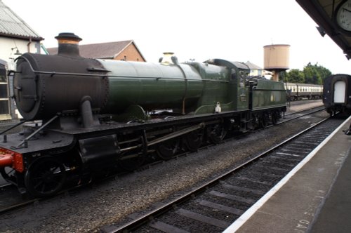 In the sidings at Minehead.