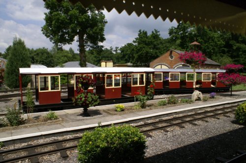 The Longleat railway station.