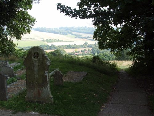 Dashwood Mausoleum and the Church of St Lawrence and Golden Ball