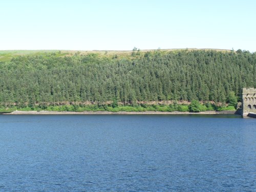 Derwent Reservoir on a warm summers day