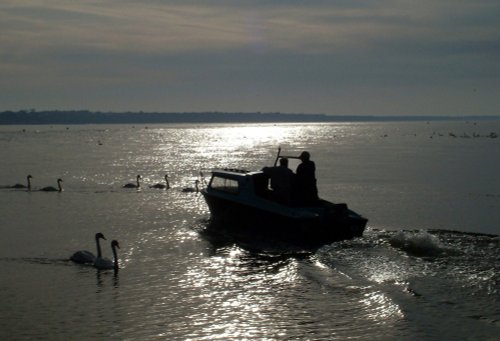 The dawn patrol Mudeford Quay