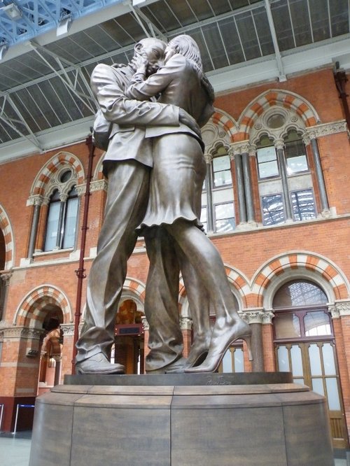 The meeting place, St Pancras Station