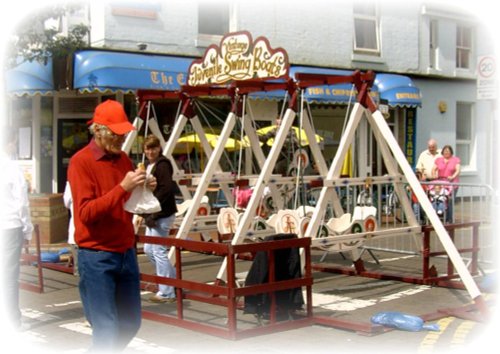 Old 'kiddies' swingboats