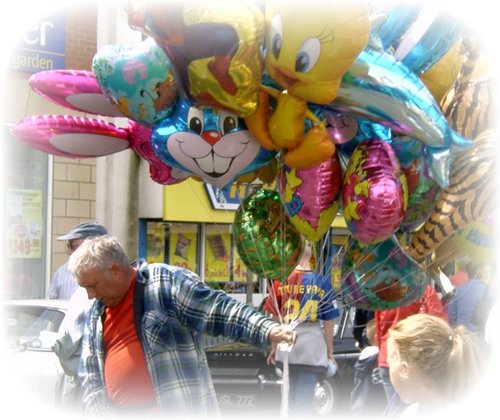 Balloon seller