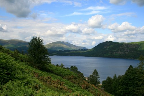 Derwentwater from the west bank.