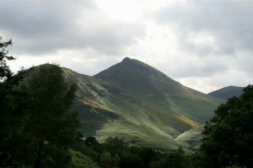 The fells to the west of Derwentwater.