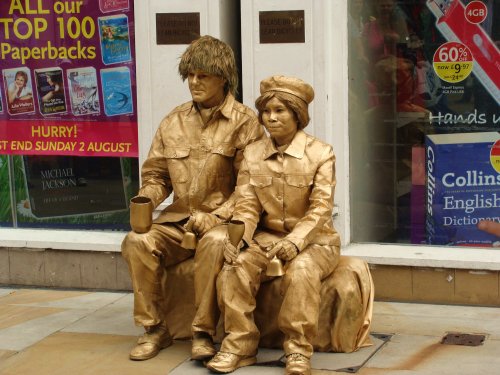 Street Actors In Oxford.