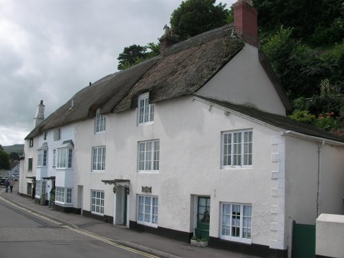 Minehead quayside cottages.