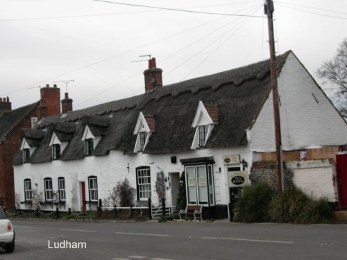 Thatched cottages in Ludham