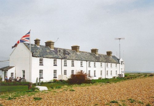 Old Coastguard Houses at Shingle Street.