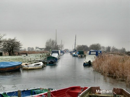 Martham Staithe in Winter