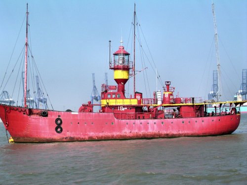 The old Radio Caroline Ship on the River Orwell