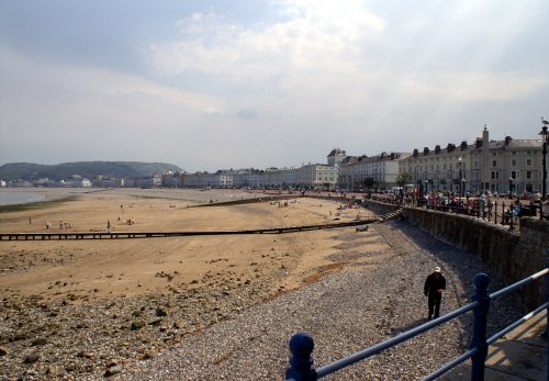 Llandudno beach.