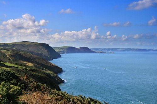 The coast  near New Quay