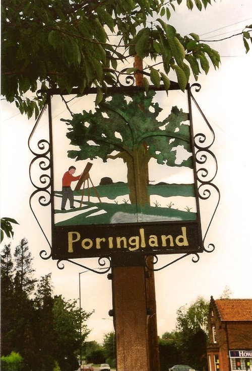 Village sign