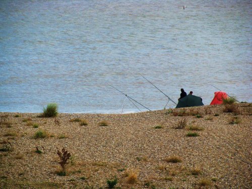 Fishing at Pakefield.