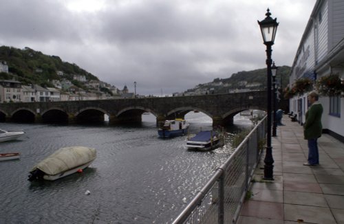 Cloudy day in Looe.