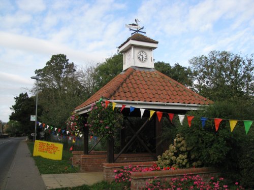 Shelter in the Village near the sports ground.