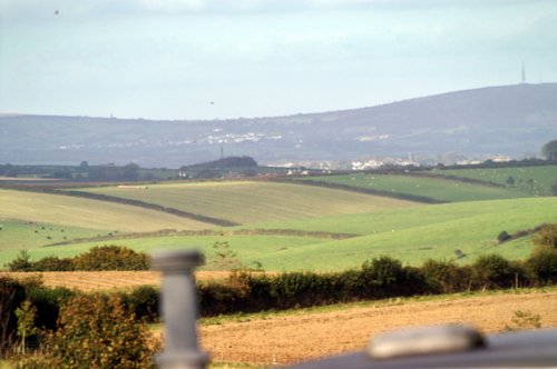 Countryside around Trelawne Manor.