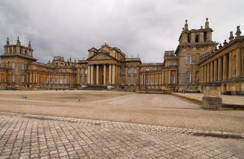 Main courtyard at Blenheim Palace