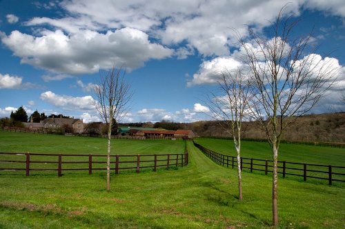 Lovely entrance to a farm