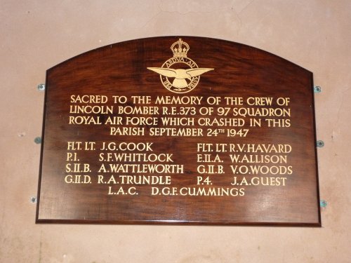 Memorial in the Church.