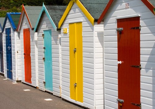 Beach Huts at Goodrington Devon