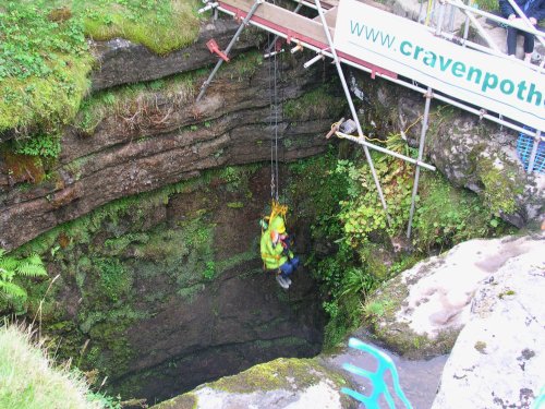 Gaping Ghyll also known as Gaping Gill