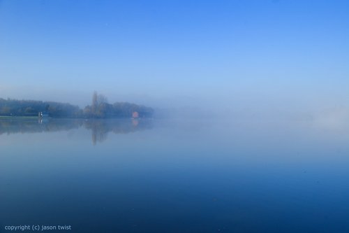 Blue lake