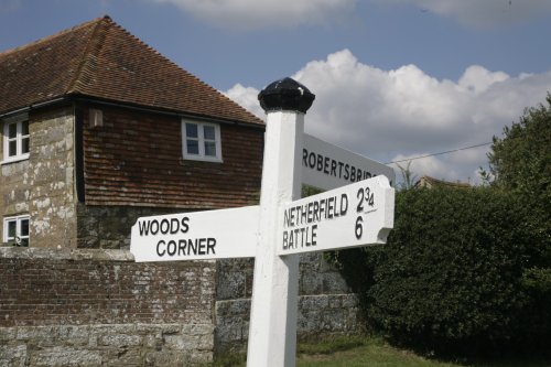 Village signpost