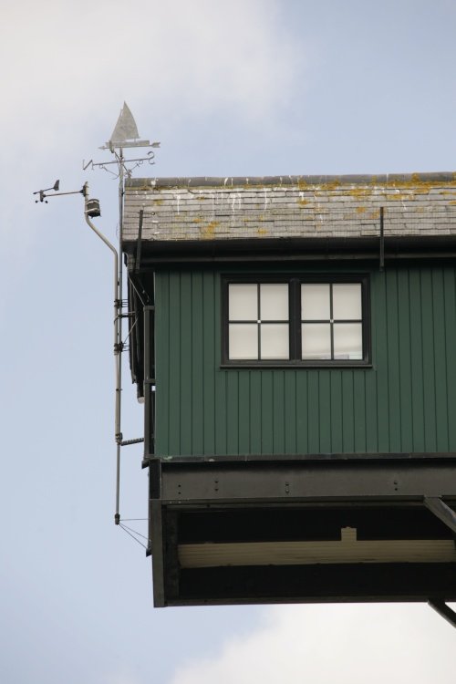 Old hut up in the air