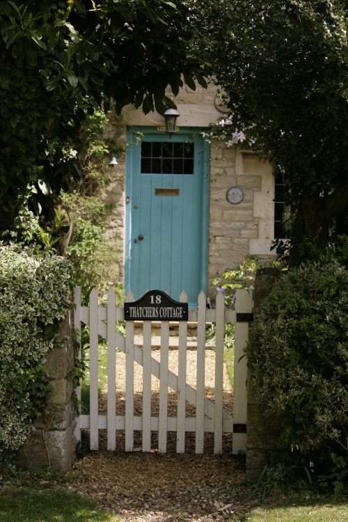 Cottages in village