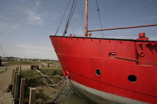 Red lifeboat