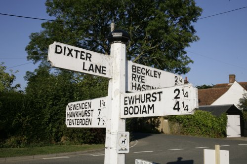 A28 road sign