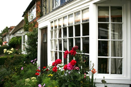 The village  window