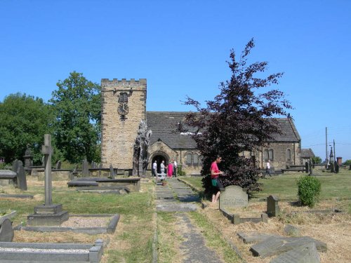 St Peters Church at Hartshead near Cleckheaton, West Yorkshire.