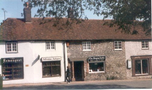 Shops in the Market Square, Alfriston 1986