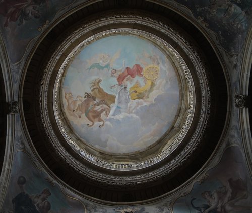 Castle Howard, looking straight up the dome