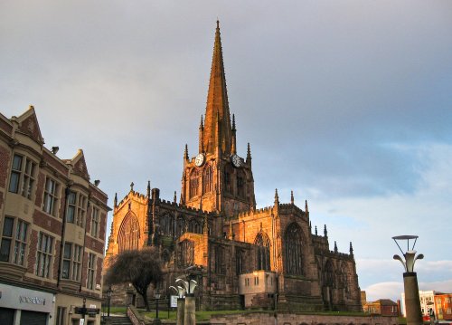 All Saints Church (now a Minster) Rotherham, South Yorkshire