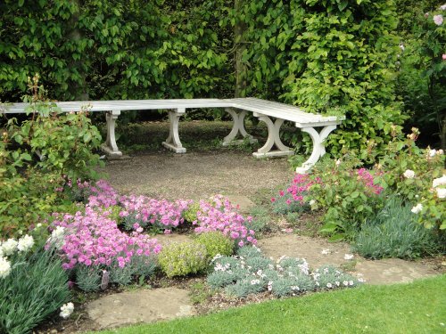 A peaceful corner of the gardens at Castle Howard