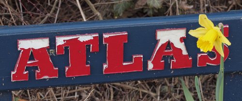 Narrowboat name sign, Enslow wharf